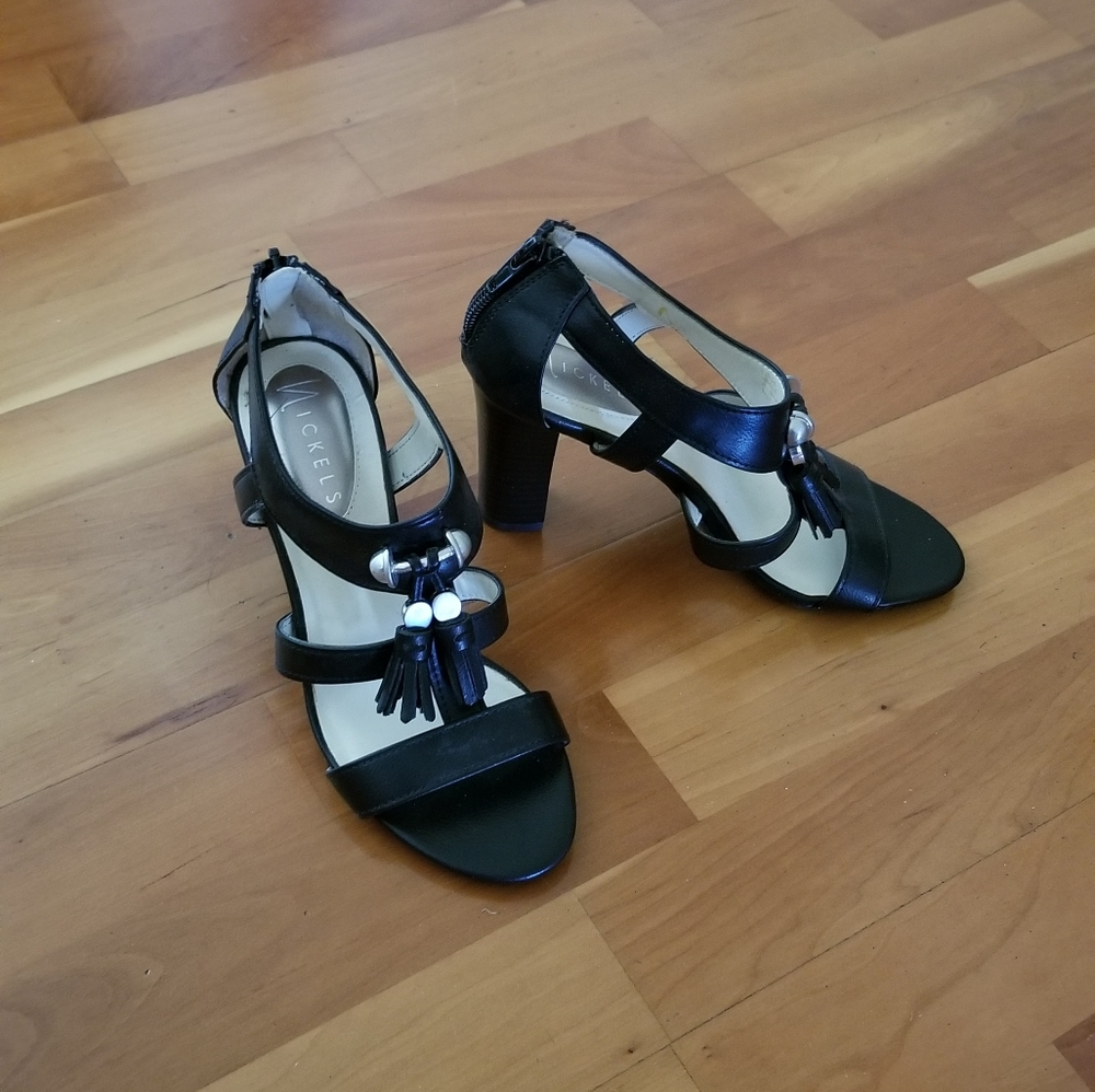 Nickels black dress shoes